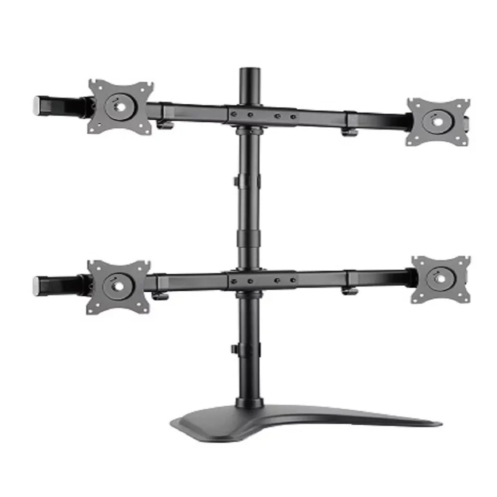 Quad Monitors Premium Articulating Aluminium Monitor Mount Stand